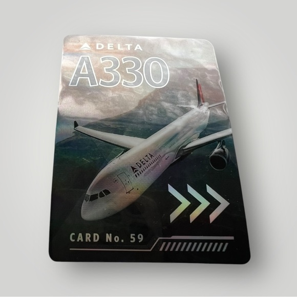 Delta Pilot Trading Card A330-300 Collectible Airbus Delta Airlines New - Picture 7 of 9